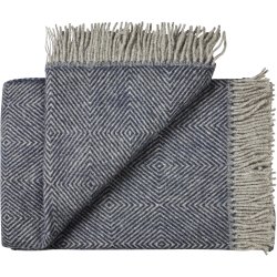 Fan throw | Granite Blue